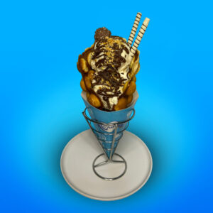 Bubble Waffle - Nutella e Ferreiro