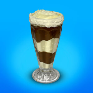 Milkshake na taça - Ninho com Nutella